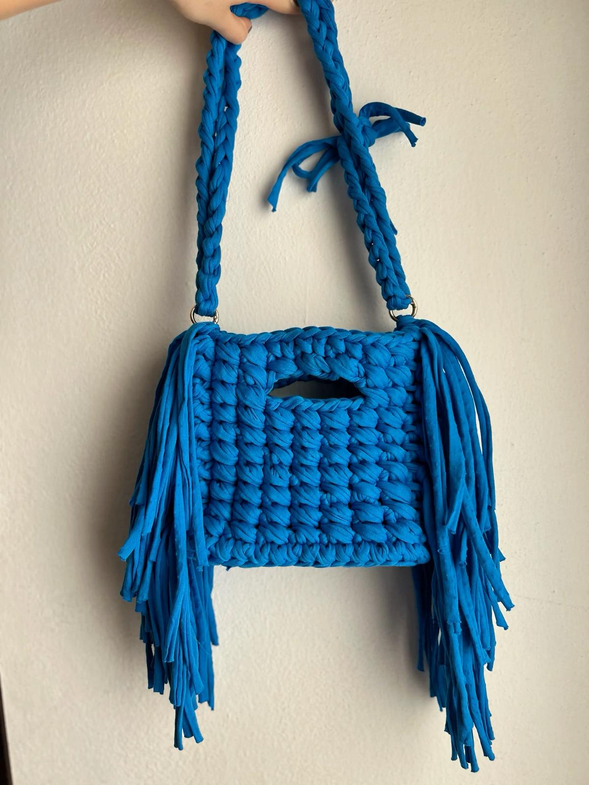 LOLA-BAG NINFEA AZZURRO
